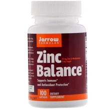 Jarrow Formulas Zinc Balance 100 Caps Цинк: Тип Цинк