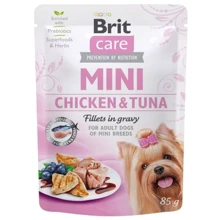 Brit Care Dog Mini Chicken&Tuna fillets in gravy pouch 85 г: Тип Влажный корм