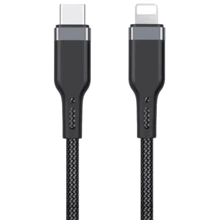 Кабель WIWU Platinum Series USB-C to Lightning 30cm Black: Тип USB-C - Lightning