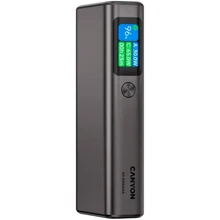 Внешний аккумулятор Canyon Power Bank 20000mAh OnPower 230 TFT PD 130W Dark Grey (CNS-CPB230DG): Количество USB 3
