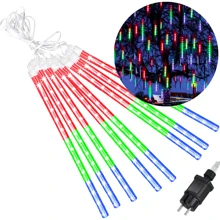 Гирлянда метеоритный дождь Springos 3 м 144 LED CL1216 Mix: Тип Бахрома