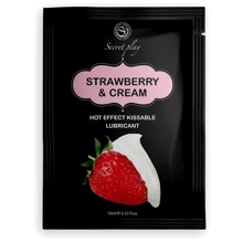 Массажный лубрикант с согревающим эффектом Secret Play Strawberry & Cream, 10 мл: Для кого Унисекс