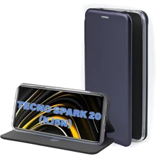 Чехол для телефонов BeCover Book Exclusive Deep Blue for Tecno Spark 20 (KJ5n) (711241): Совместимость Tecno Spark 20 (KJ5n)