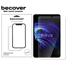 Аксессуар для планшетных ПК BeCover Tempered Glass Clear for Pixus Folio (711806): Цвет прозрачный