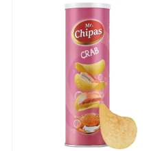 Чипсы Mr. Chipas Crab краб 160 г (6917554960404): Вес нетто 160 г