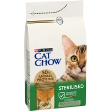 Сухой корм Purina Cat Chow для взрослых стерилизованных кошек с индейкой 1.5 кг (7613287329516): Тип Сухой корм