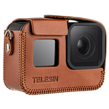Кожаный чехол Telesin для GoPro HERO8 Black GP-PRC-L08B Коричневый: Тип аксессуара чехол