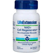 Life Extension, NAD Cell Regenerator Nicotinamide Riboside, 100 mg, 30 Veggie Capsules (LEX-19043): Тип Витамин B