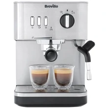 Кофеварка BREVILLE VCF149X: Тип рожковая кофеварка эспрессо
