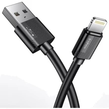 Кабель T-PHOX USB Cable to Lightning Nets 30cm Black (T-L801 Black): Тип USB Cable - Lightning