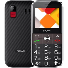 Мобильный телефон Nomi i220 Black: Дисплей 2.2" TN (176x144)