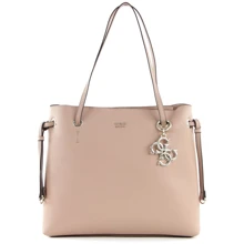 Женская сумка тоут Guess Digital Shopper бежево-розовая (HWVG6853240-DNU): Пол Женский