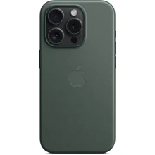 Чехол для iPhone Apple iPhone 15 Pro FineWoven Case with MagSafe - Evergreen (MT4U3ZM/A): Цвет зеленый