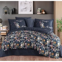 Комплект постільної білизни HOBBY Premium Sateen 300TC ALESSIA сатин євро (81717_2.0): Матеріал сатин
