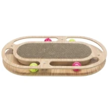 Когтеточка Trixie для котов с игрушками и кошачьей мятой 46х4х25см (4011905480206): undefined undefined