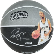 Мяч для игры Spalding NBA Player Tony Parker баскетбольный размер 7 серый (NBA_TP_7): Вид Баскетбольные