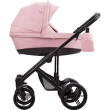 Детская коляска 2 в 1 Bebetto Magnum Lux 01 pink black frame: Тип коляски Универсальная коляска (2-в-1)