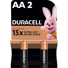 Щелочные батарейки Duracell AA MN1500 LR06 2 шт (5000394058163 / 81551267): undefined undefined