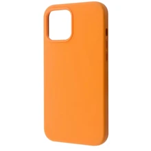 Чехол для iPhone WAVE Premium Leather Edition Case with MagSafe Orange for iPhone 12 Pro Max: Цвет оранжевый