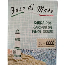 Вино Faro Di Mare - Pinot Grigio Garganaga DOC сухое белое 3л 11.5% (PLK8003625020721): Страна производитель Италия