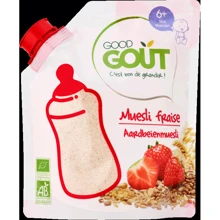 Каша для младенцев Клубничные мюсли Good Gout 200 г: Тип Каши безмолочные