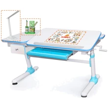 Стол Evo-kids Darwin Blue + ящик для стола (арт.Evo-502 B+ Evo-kids Evo-E415 BL): Тип Парта