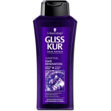 Schwarzkopf Gliss Kur Hair Renovation Shampoo 400 ml Шампунь для ослабленных и истощенных после окрашивания и стайлинга волос: Пол Для женщин