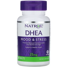 Natrol DHEA Дегидроэпиандростерон ДГЕА 25 мг 90 таблеток: Форма выпуска Таблетки