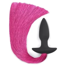 Анальна пробка з хвостом LoveToy Silicone Anal Plug With Pony Tail: Для кого унісекс