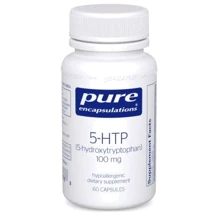 Аминокислота для спорта Pure Encapsulations 5-HTP 100 mg 60 caps 5-Гидрокситриптофан: Форма выпуска Капсулы