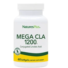 Natures Plus Mega CLA Кон'югована лінолева кислота 1200 мг 60 капсул: Тип Конъюгированная линолевая кислота