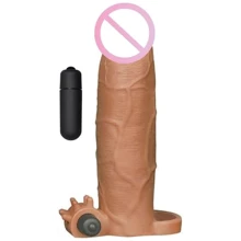 Насадка на член LoveToy Pleasure X-Tender Vibrating Penis Sleeve Add 3" Brown: Для кого Для мужчин