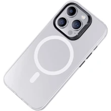 Чехол для iPhone Benks MagClap Lucid Armor Protective White for iPhone 15 Pro: Цвет белый
