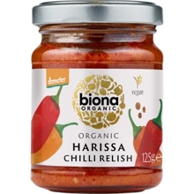 Соус Харисса с чили Biona Organic Harissa Chilli Relish органический 125 г (5032722306011): undefined undefined