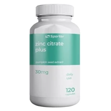 Sporter Zinc Citrate Plus 30 mg 120 Tablets (817073): Тип Цинк