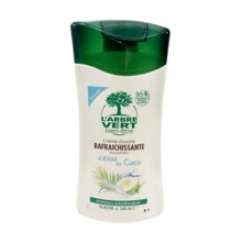 L’Аrbre Vert Гель для душа освежающий с экстрактом кокосовой воды 250 ml: Назначение Тонизирование, Смягчение, Очищение