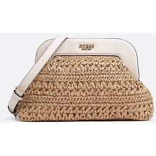Жіноча сумка через плече GUESS LIGURIA FRAME CLUTCH бежева (HWWB8696170-STO): Стать Женский