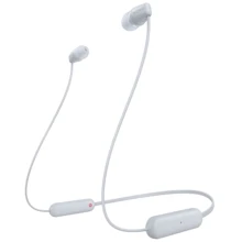 Наушники Sony WI-C100 White: Тип конструкции вакуумные