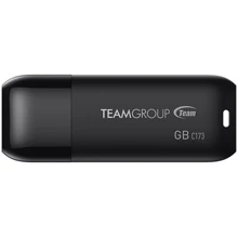 USB-флешка Team 8GB C173 USB 2.0 Pearl Black (TC1738GB01): Стандарт USB USB 2.0