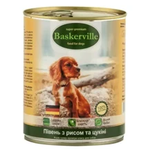 Влажный корм для собак Baskerville петух-рис-цукини 0.4 кг (21524): Тип Влажный корм