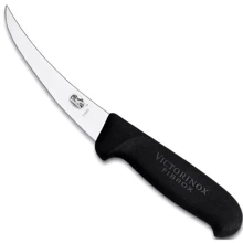 Кухонний ніж Victorinox Fibrox Boning 12см з черн. ручкою (5.6603.12): Лезо нержавіюча сталь
