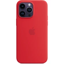 Чехол для iPhone Apple Silicone Case with MagSafe (PRODUCT)RED (MPTR3) for iPhone 14 Pro Max: Цвет красный