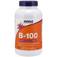 NOW Foods Vitamin B-100 CAPS 250 VCAPS Витамин B-100: Тип Витамин B