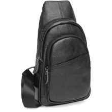 Чоловіча сумка-слінг Keizer чорна (K16802-black): Стать Чоловік
