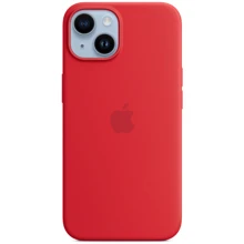 Чехол для iPhone Apple for iPhone 14 Silicone Case with MagSafe (PRODUCT)RED (MPRW3) : Цвет красный