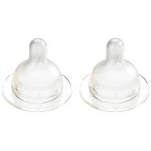 Силиконовая соска для бутылочки для кормления Difrax S-bottle Wide размер S 2 шт (675): Поток медленный