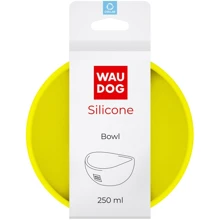 Миска WAUDOG Silicone 250 мл желтый (50818): Тип Миски