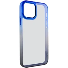 Чехол для iPhone TPU Case TPU+PC Fresh Sip Black/Blue for iPhone 12 Pro Max: Цвет синий