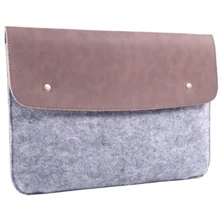 Gmakin Cover Envelope Two Buttons Brown/Ligtht Grey (GM46-12) for MacBook 12": Цвет коричневый (Brown)