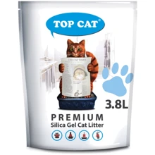 Наполнитель для кошачьего туалета Top Cat premium силикагелевый 3.8 л (4820169480095): Вид Силикагелевый